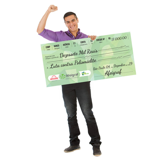 Cheque Gigante para Premiação – MEDIA MARKETING