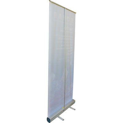 vista traseira - banner roll up stand  80cm x 200cm