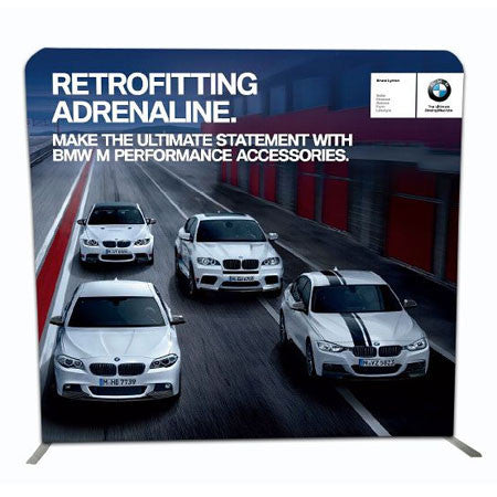 backdrop painel tecido para automóveis e concessionárias