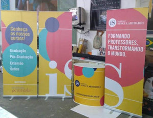 stand portátil desmontável promocional 