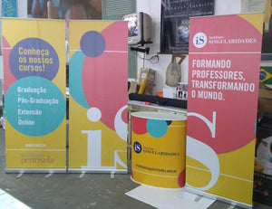 stand portátil desmontável promocional 